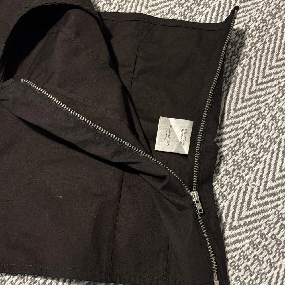 Free People Black Strapless Top